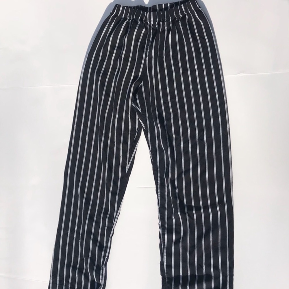 Brandy Melville Striped Flowy Pants